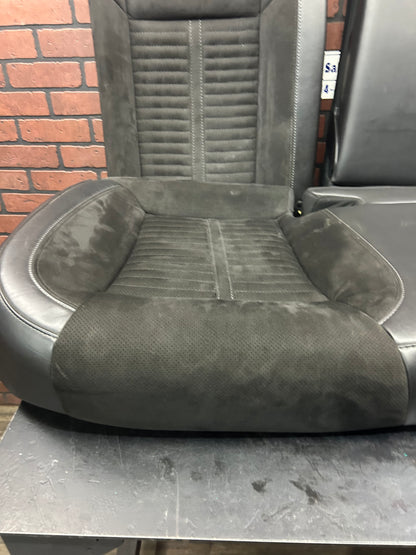 2015-2023 Dodge Charger Daytona SP Leather Suede Rear 3 Piece Seat Set OEM 55K