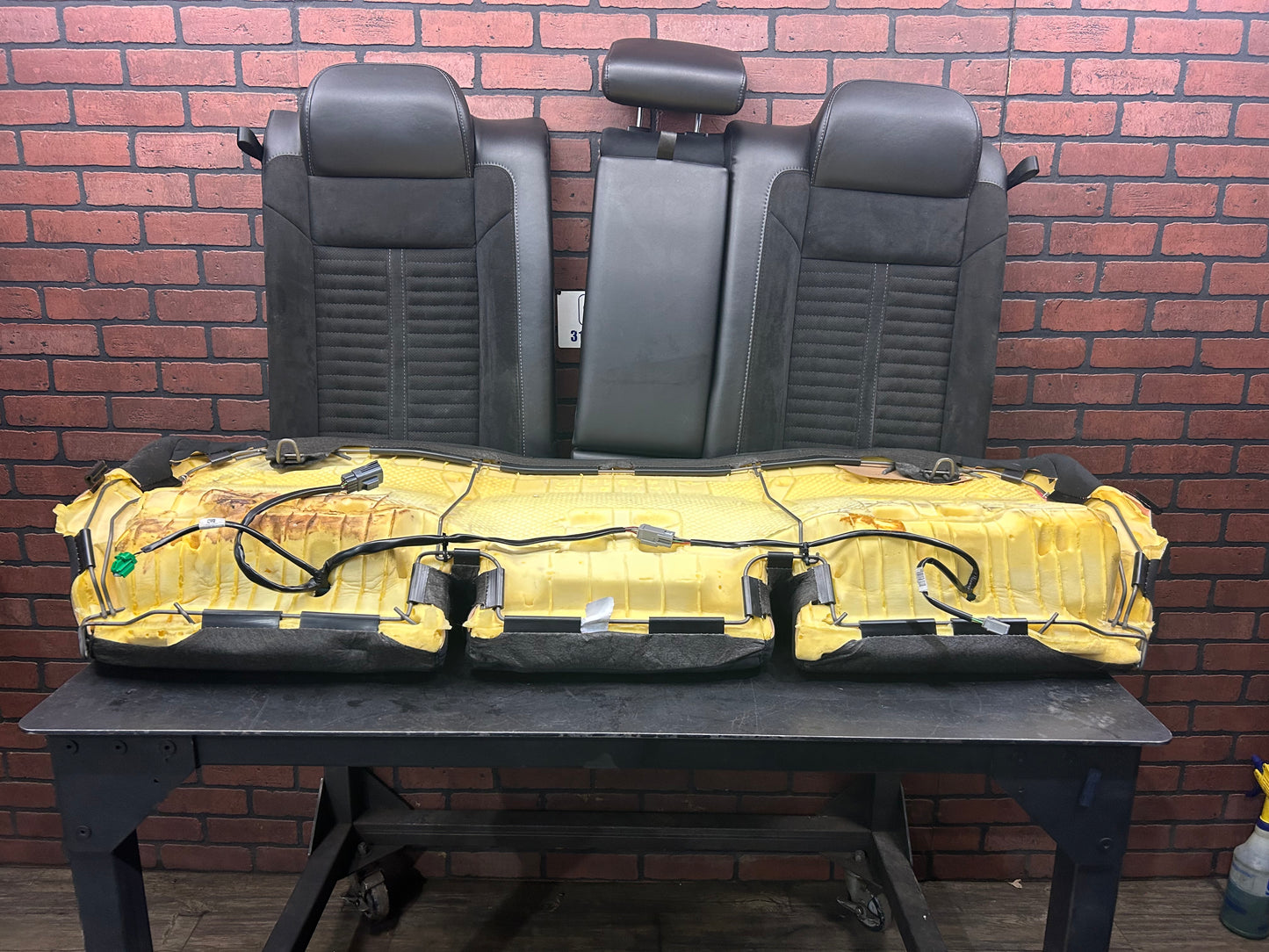 2015-2023 Dodge Charger Daytona SP Leather Suede Rear 3 Piece Seat Set OEM 55K