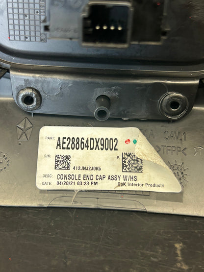 2015-2023 DODGE CHARGER CENTER CONSOLE REAR BACK AC AIR VENT TRIM END PANEL OEM