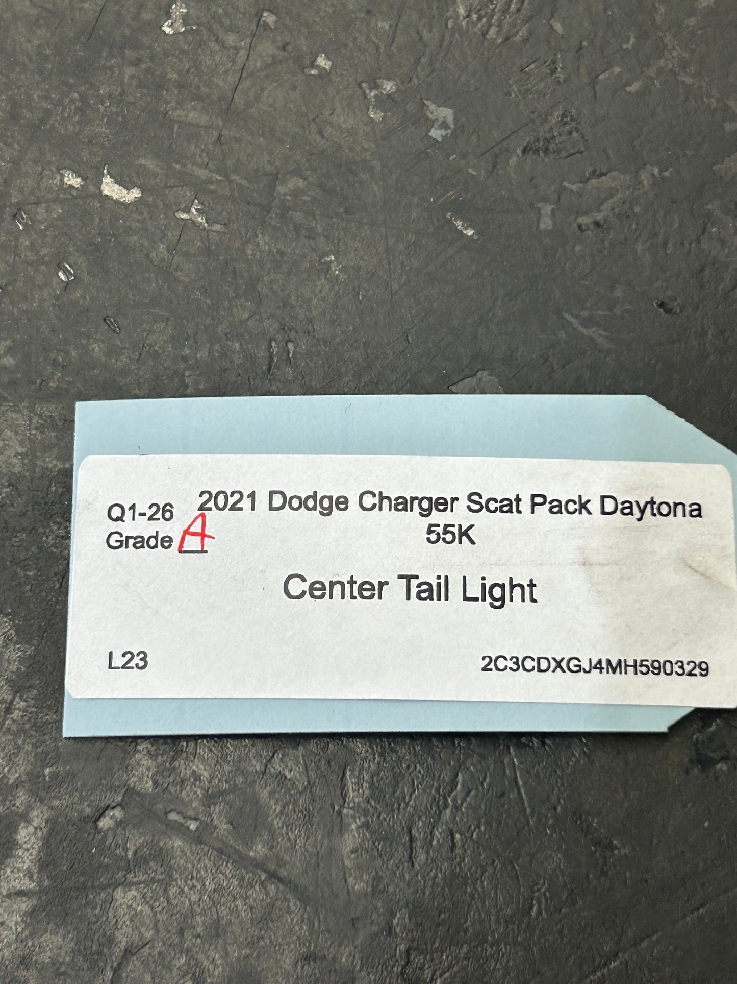 2015-2023 Dodge Charger High Mounted Stop Lamp/Third Brake Light 68402348AB OEM