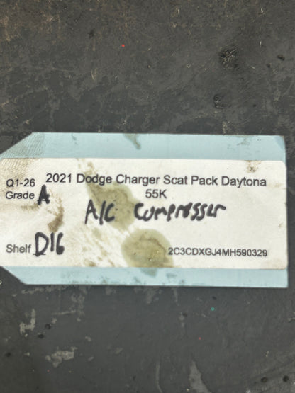 2014 - 2023 CHARGER CHALLENGER 300 5.7 6.4 6.2 A/C COMPRESSOR OEM 68158259AF