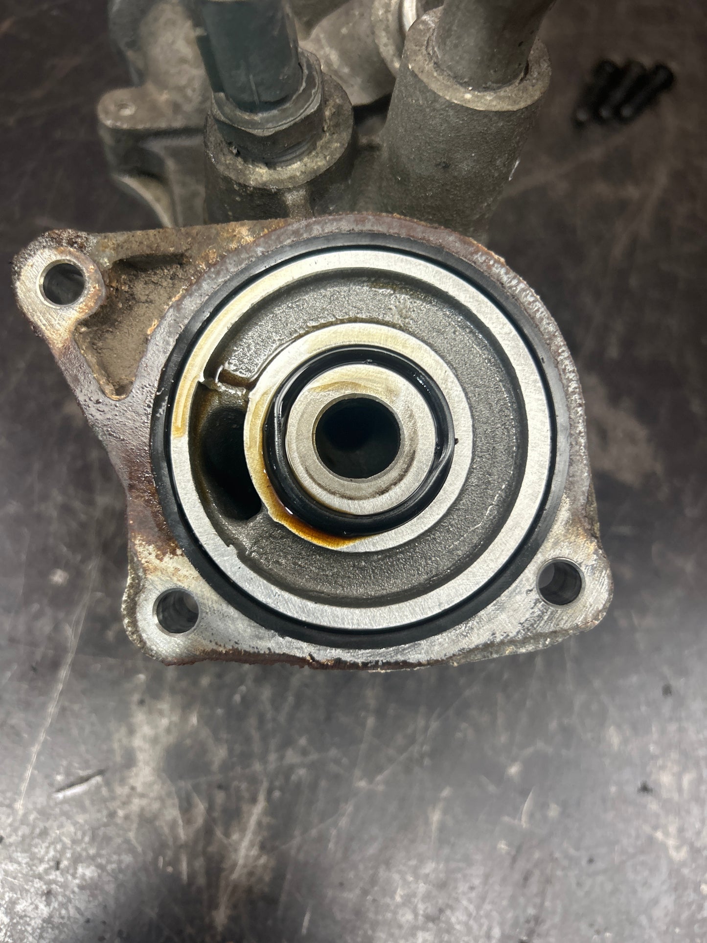 2014-2024 RAM 2500 6.4L Engine Oil Cooler Filter Adapter OEM 04893200AC
