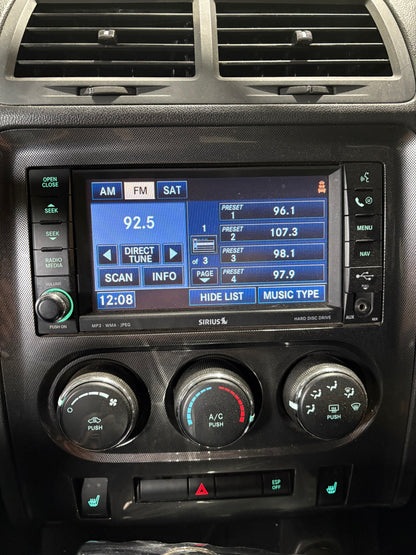 2008-2010 CHRYSLER JEEP DODGE AM-FM-DVD RADIO DISPLAY RECEIVER SATELLITE RER