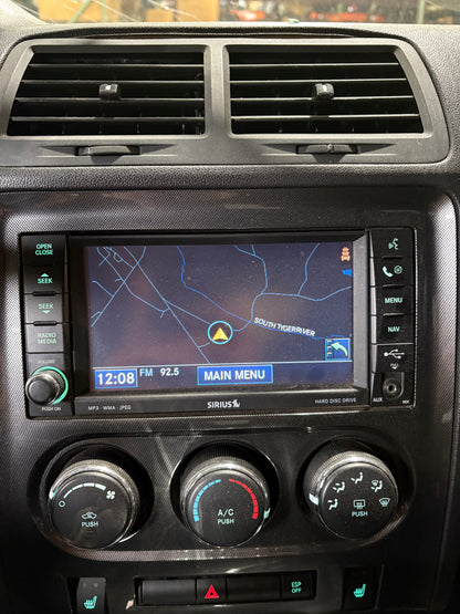 2008-2010 CHRYSLER JEEP DODGE AM-FM-DVD RADIO DISPLAY RECEIVER SATELLITE RER