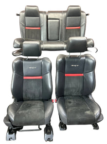 2008-2014 Dodge Challenger SRT8 Full Complete Front Rear Seat Set Leather OEM