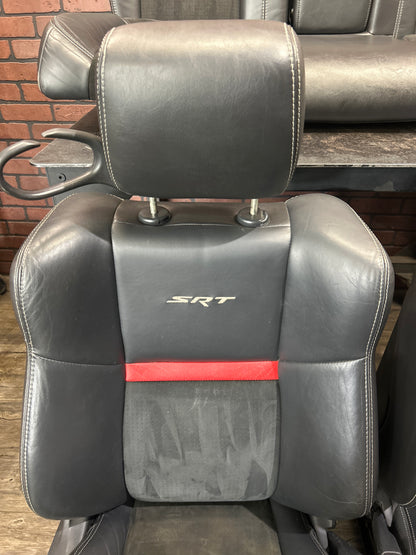 2008-2014 Dodge Challenger SRT8 Full Complete Front Rear Seat Set Leather OEM