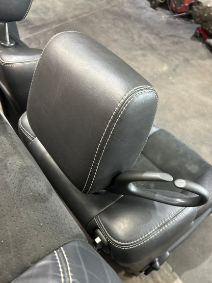 2008-2014 Dodge Challenger SRT8 Full Complete Front Rear Seat Set Leather OEM