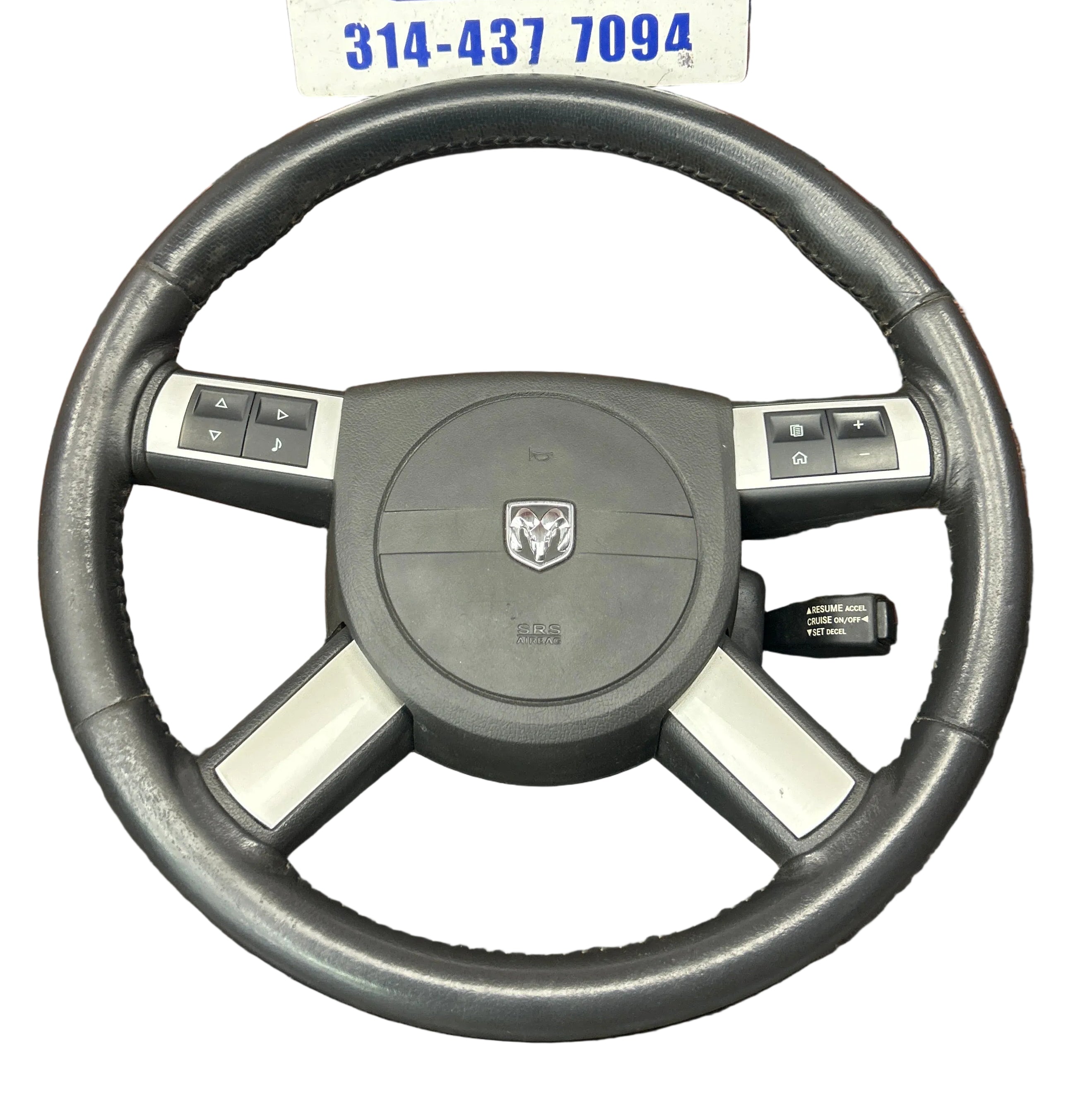 2008–2010 Dodge Challenger Charger Steering Wheel Assembly OEM 1FT121DVAC
