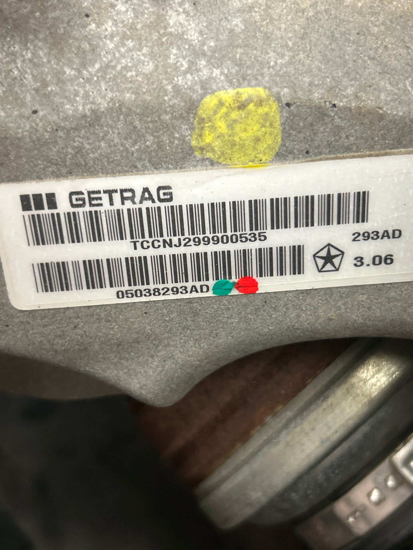 09-14 Challenger Charger 300 SRT8 3.06 LSD Getrag Differential Rear End Cradle