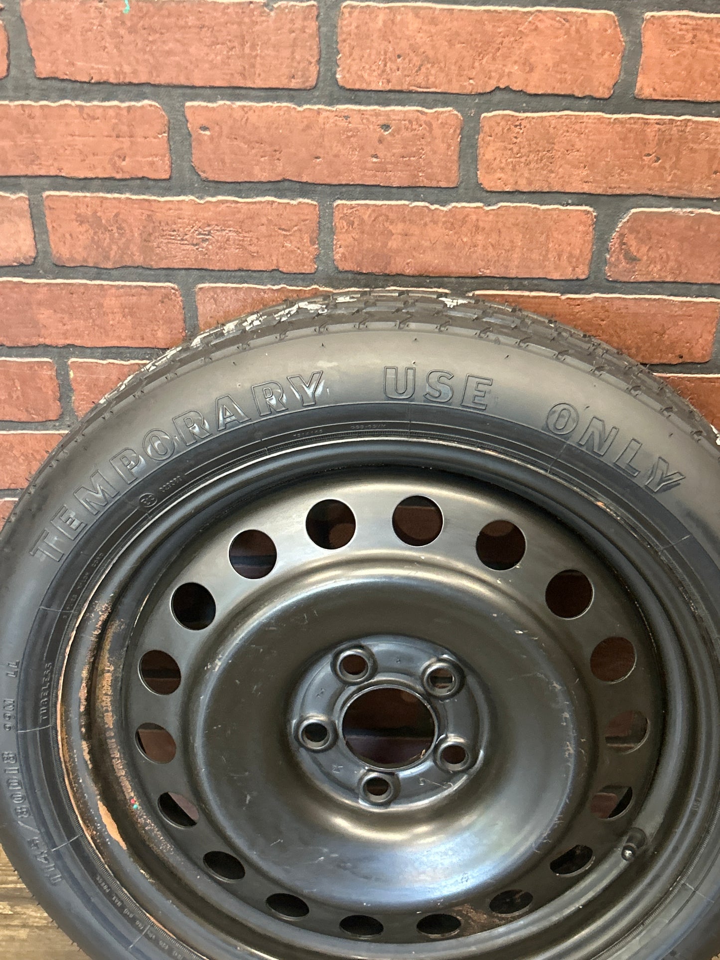 T145/80D18 2008-23 Dodge Challenger SRT8 Spare Tire Compact Donut Wheel Rim OEM