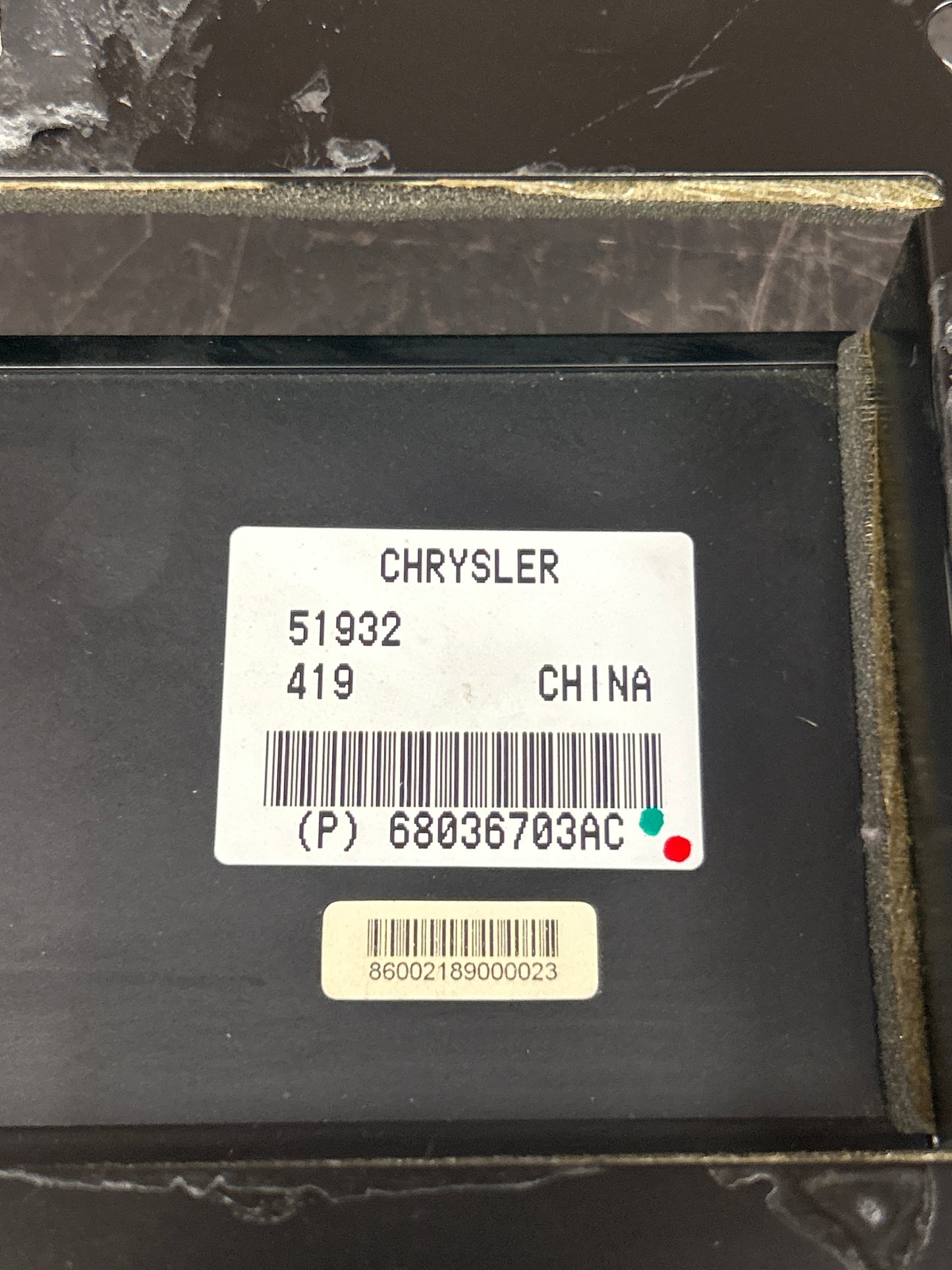 2006-2011 Challenger Charger 300 Magnum Audio Sound Amplifier Amp 68036703AC