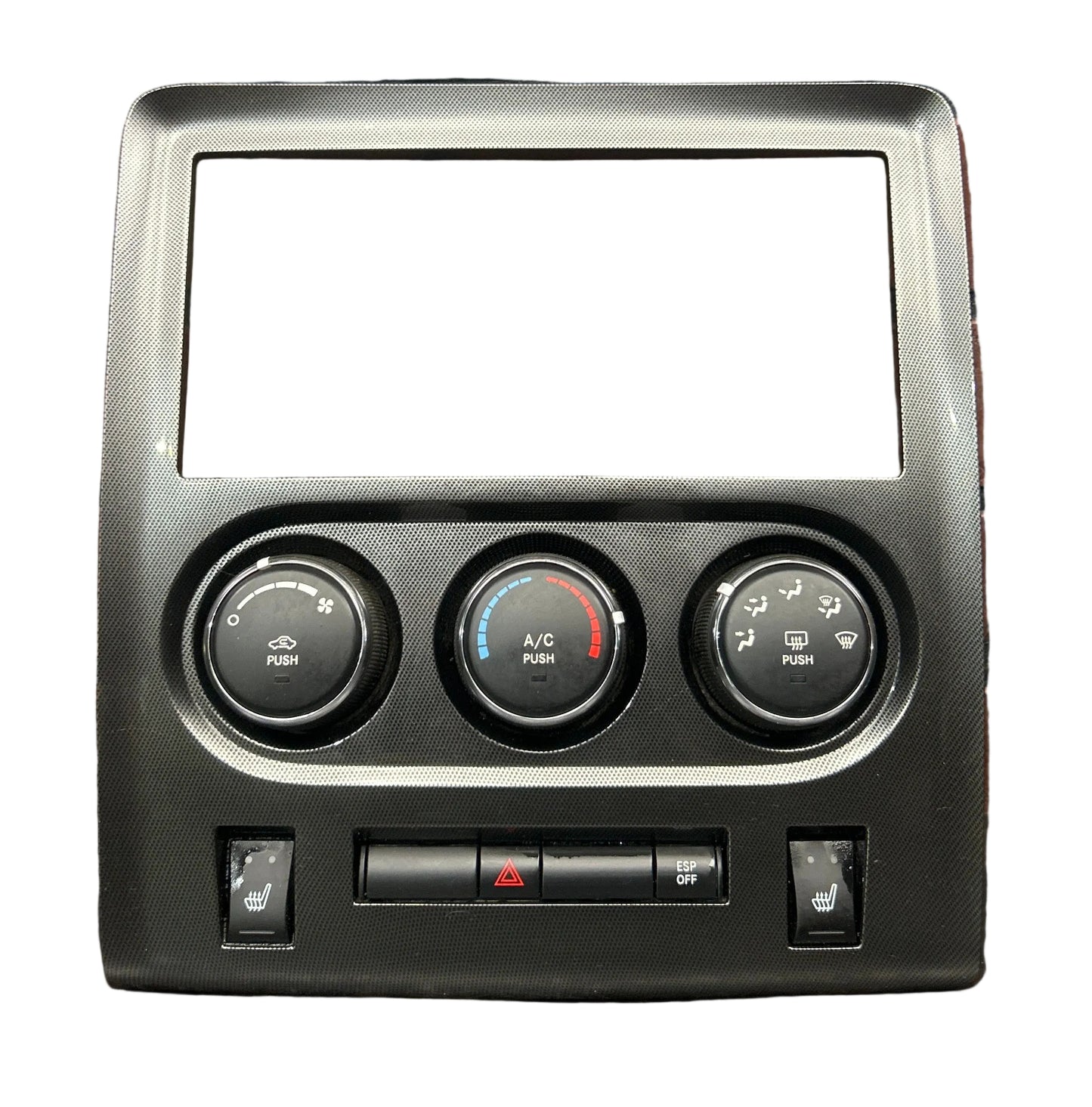 09-10 DODGE CHALLENGER HVAC AC HEAT AIR CLIMATE CONTROL SWITCH BEZEL ASSEMBLY