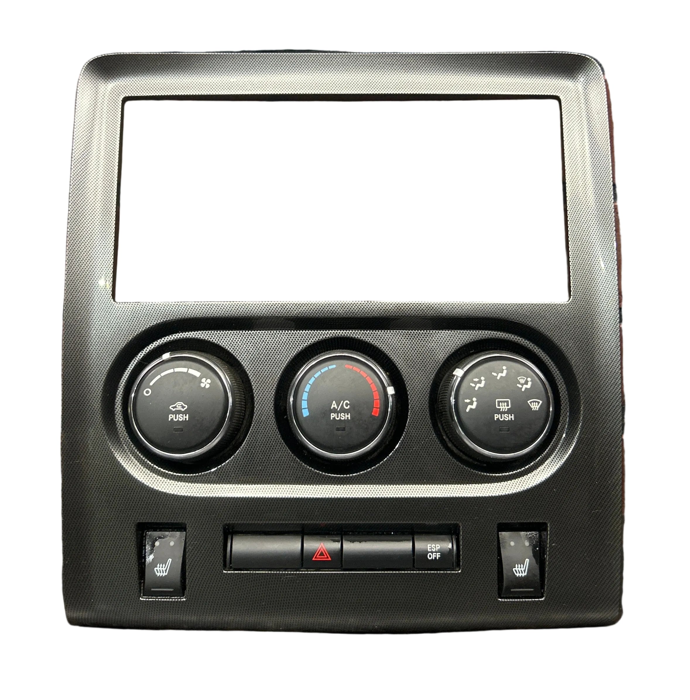 09-10 DODGE CHALLENGER HVAC AC HEAT AIR CLIMATE CONTROL SWITCH BEZEL ASSEMBLY