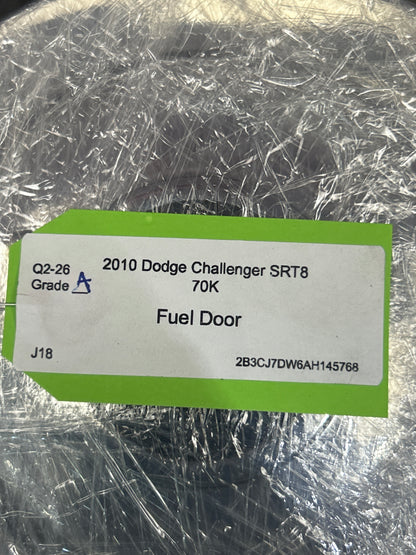 2008-2010 Dodge Challenger SRT8 Silver Chrome Fuel Gas Cap Door Assembly OEM