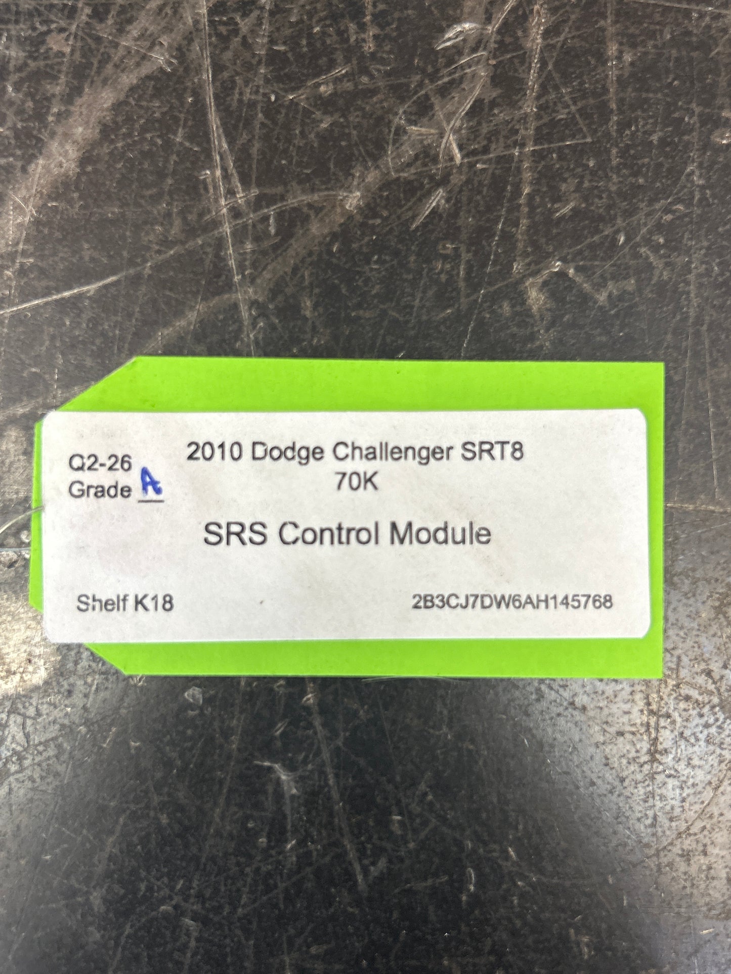 2008-2010 DODGE CHALLENGER OCCUPANT RESTRAINT CONTROL MODULE 56054679AE
