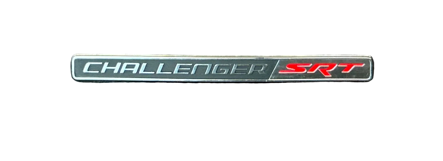 08-14 Dodge Challenger SRT Dash Instrument Panel Plaque Nameplate Emblem