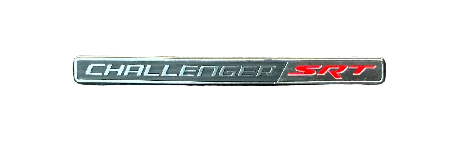 08-14 Dodge Challenger SRT Dash Instrument Panel Plaque Nameplate Emblem