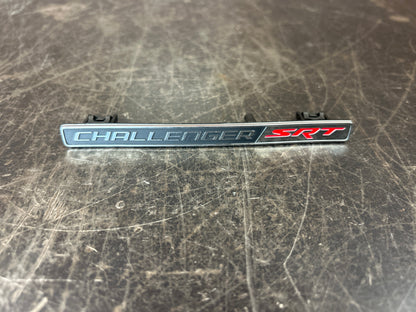 08-14 Dodge Challenger SRT Dash Instrument Panel Plaque Nameplate Emblem