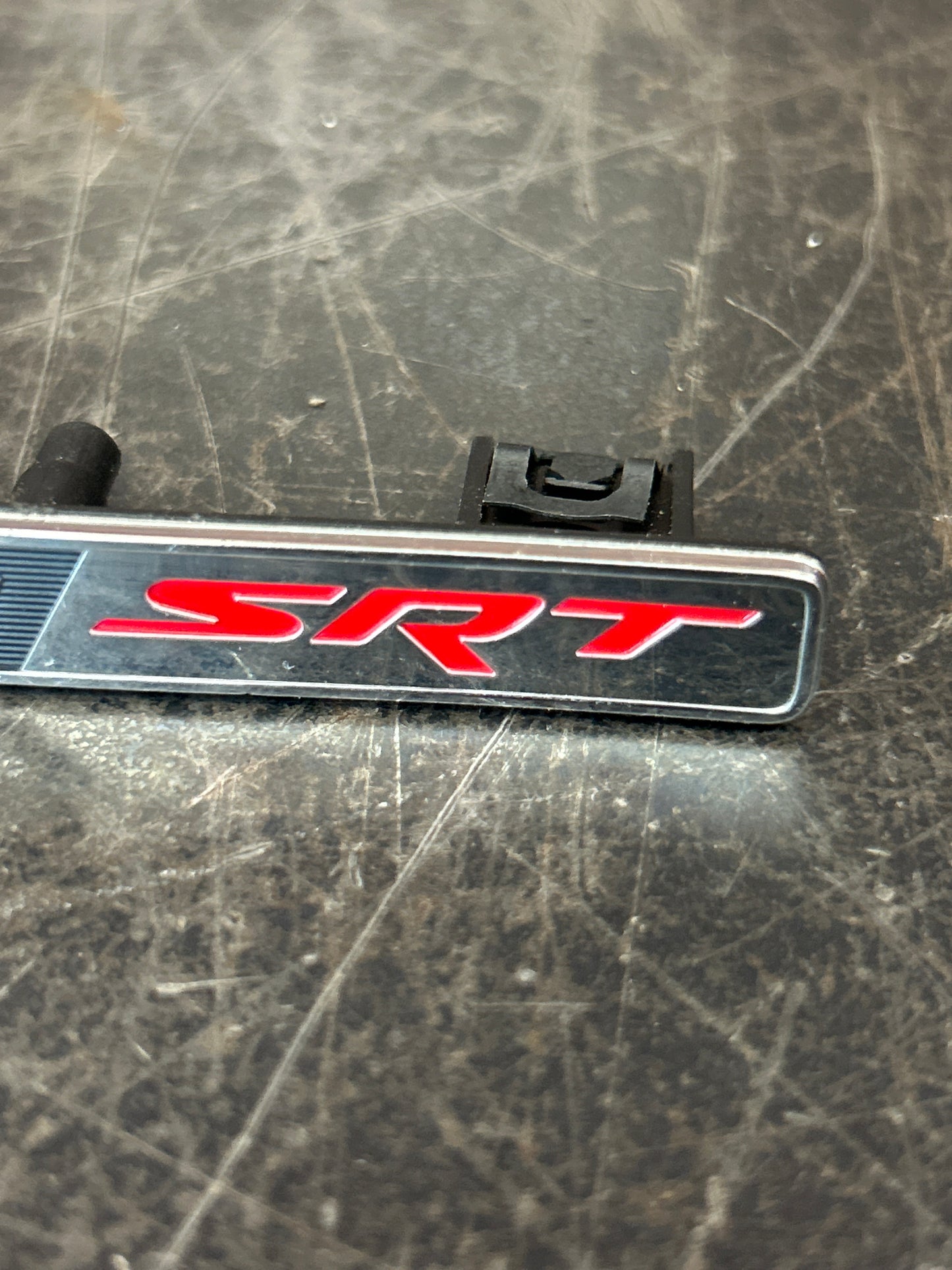 08-14 Dodge Challenger SRT Dash Instrument Panel Plaque Nameplate Emblem