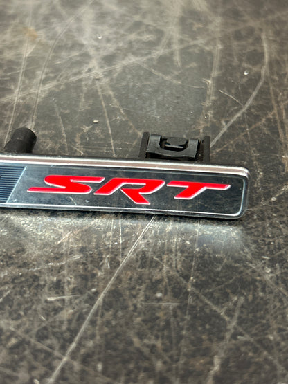 08-14 Dodge Challenger SRT Dash Instrument Panel Plaque Nameplate Emblem