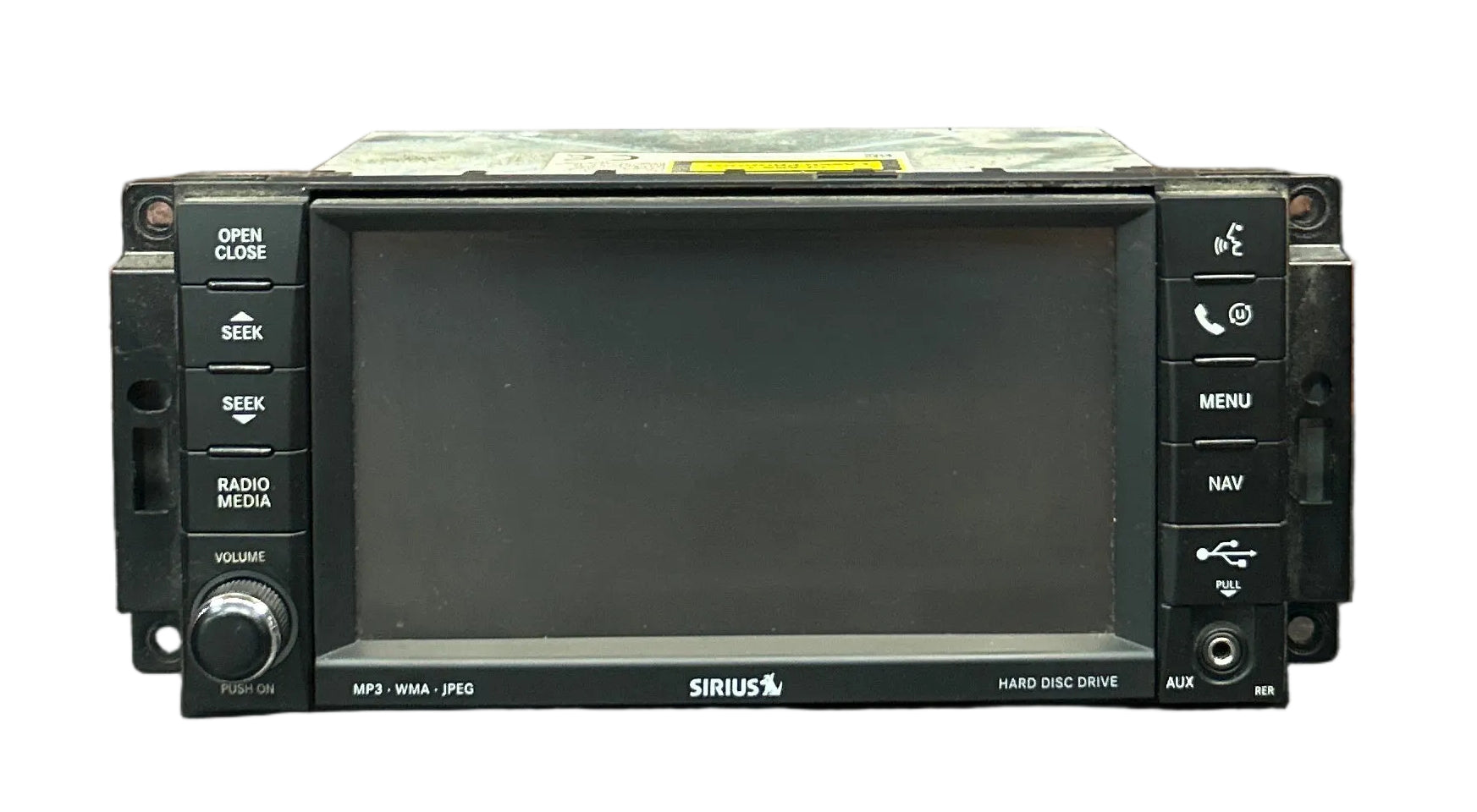 2008-2010 CHRYSLER JEEP DODGE AM-FM-DVD RADIO DISPLAY RECEIVER SATELLITE RER