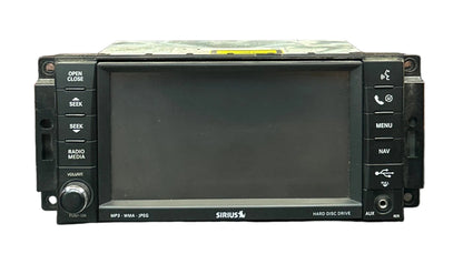 2008-2010 CHRYSLER JEEP DODGE AM-FM-DVD RADIO DISPLAY RECEIVER SATELLITE RER