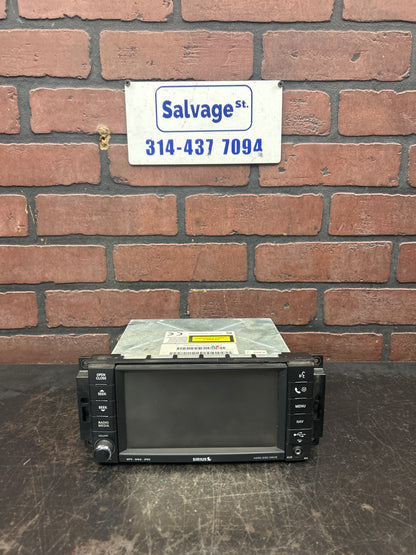 2008-2010 CHRYSLER JEEP DODGE AM-FM-DVD RADIO DISPLAY RECEIVER SATELLITE RER