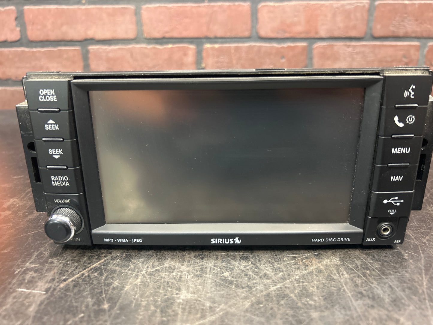 2008-2010 CHRYSLER JEEP DODGE AM-FM-DVD RADIO DISPLAY RECEIVER SATELLITE RER
