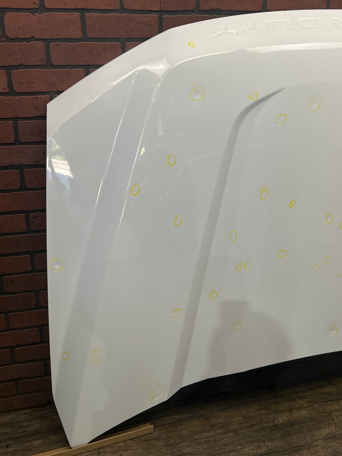 2017-2022 FORD F-250 F-350 F250 F350 SD FRONT HOOD BONNET ALUMINUM WHITE OEM
