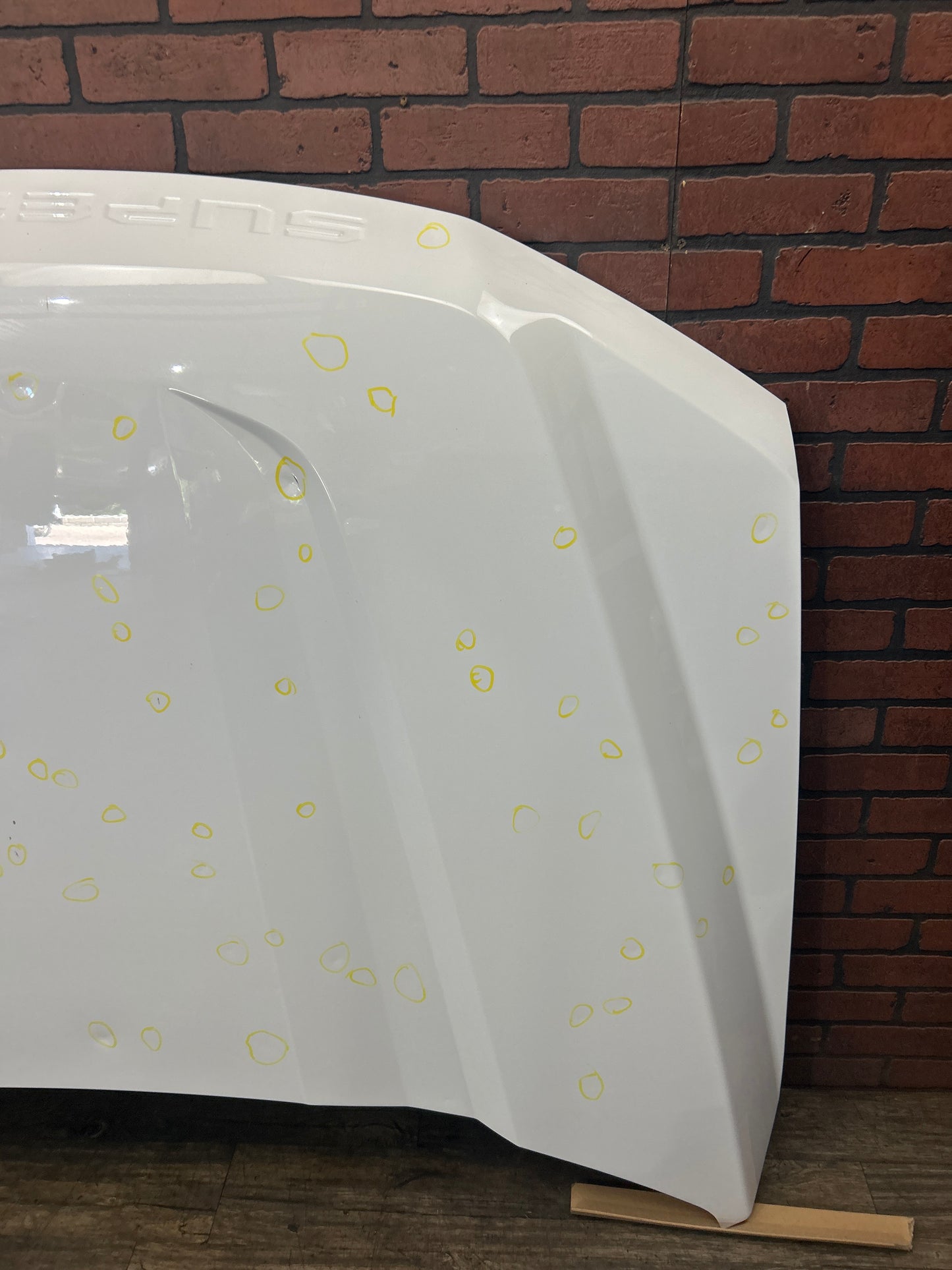2017-2022 FORD F-250 F-350 F250 F350 SD FRONT HOOD BONNET ALUMINUM WHITE OEM