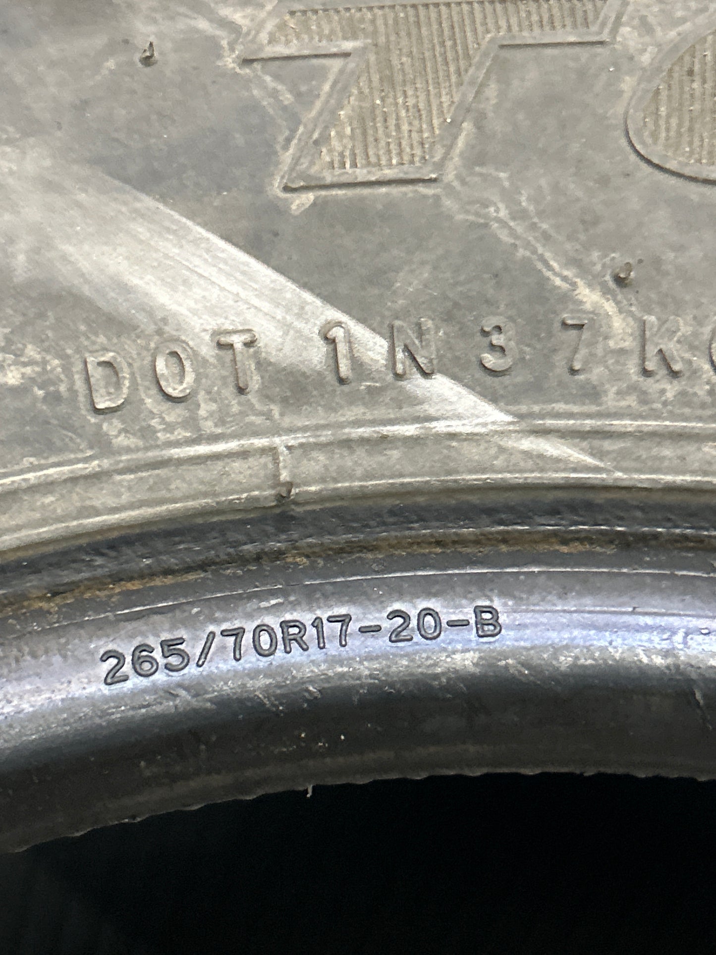 Used Toyo Tires M655 LT 265/70R17