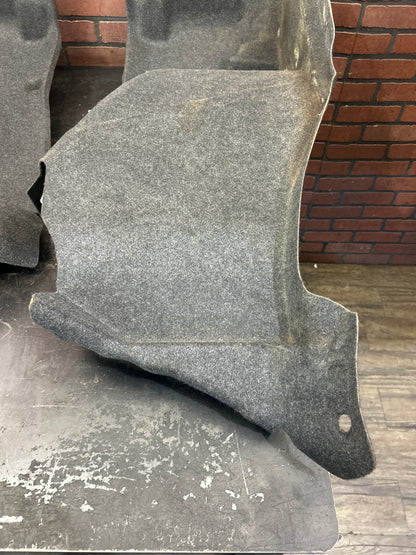 09-23 Dodge Challenger Rear Left Right Luggage Compartment Carpet Set OEM