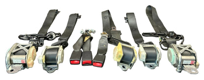 2005-2010 Challenger Charger 300 SRT8 Left Right Seat Belt Set OEM Black