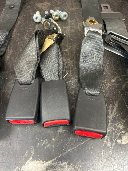 2005-2010 Challenger Charger 300 SRT8 Left Right Seat Belt Set OEM Black