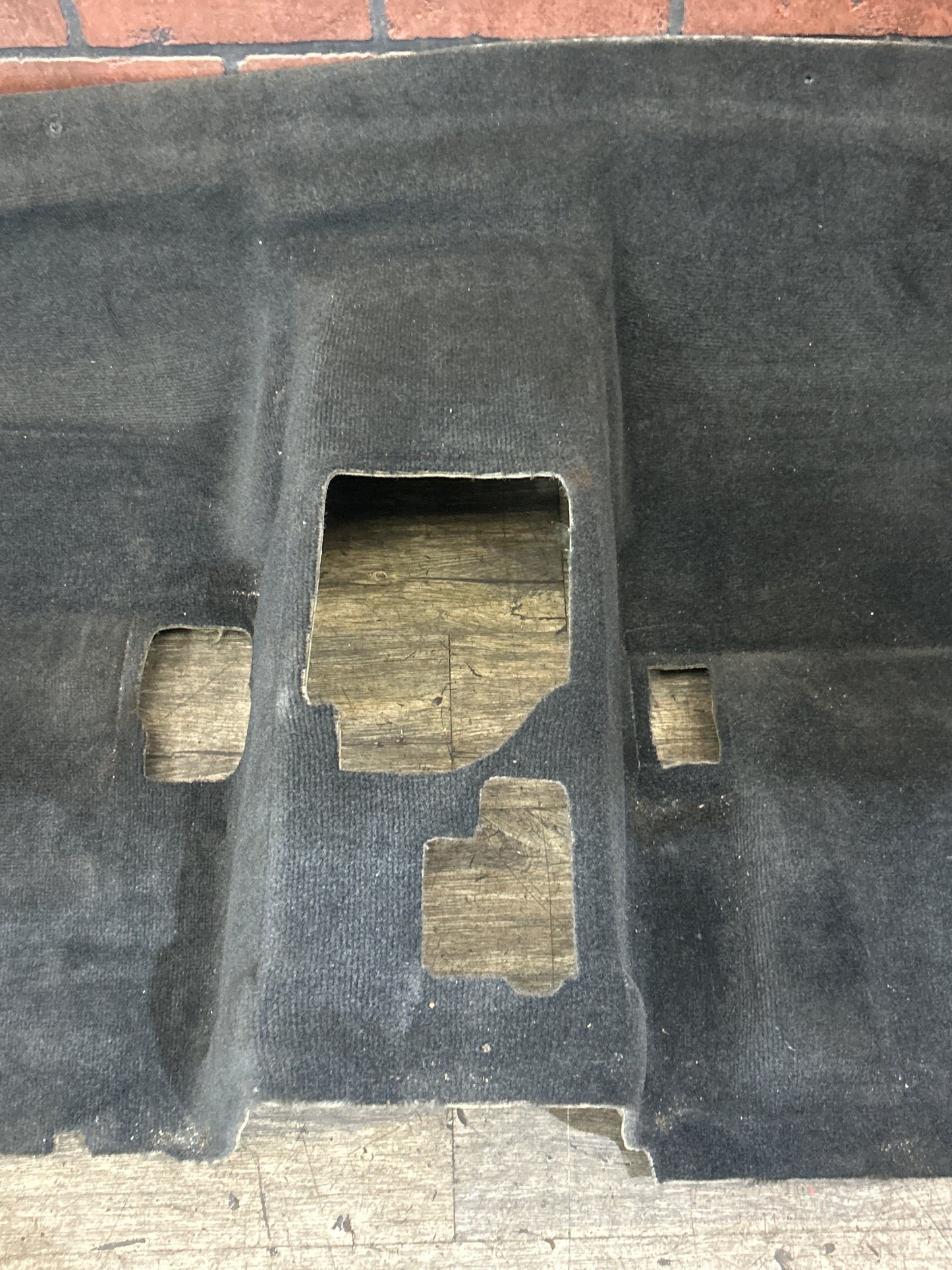 2008-2010 Dodge Challenger Black Rear Carpet Interior Floor Panel Assembly OEM