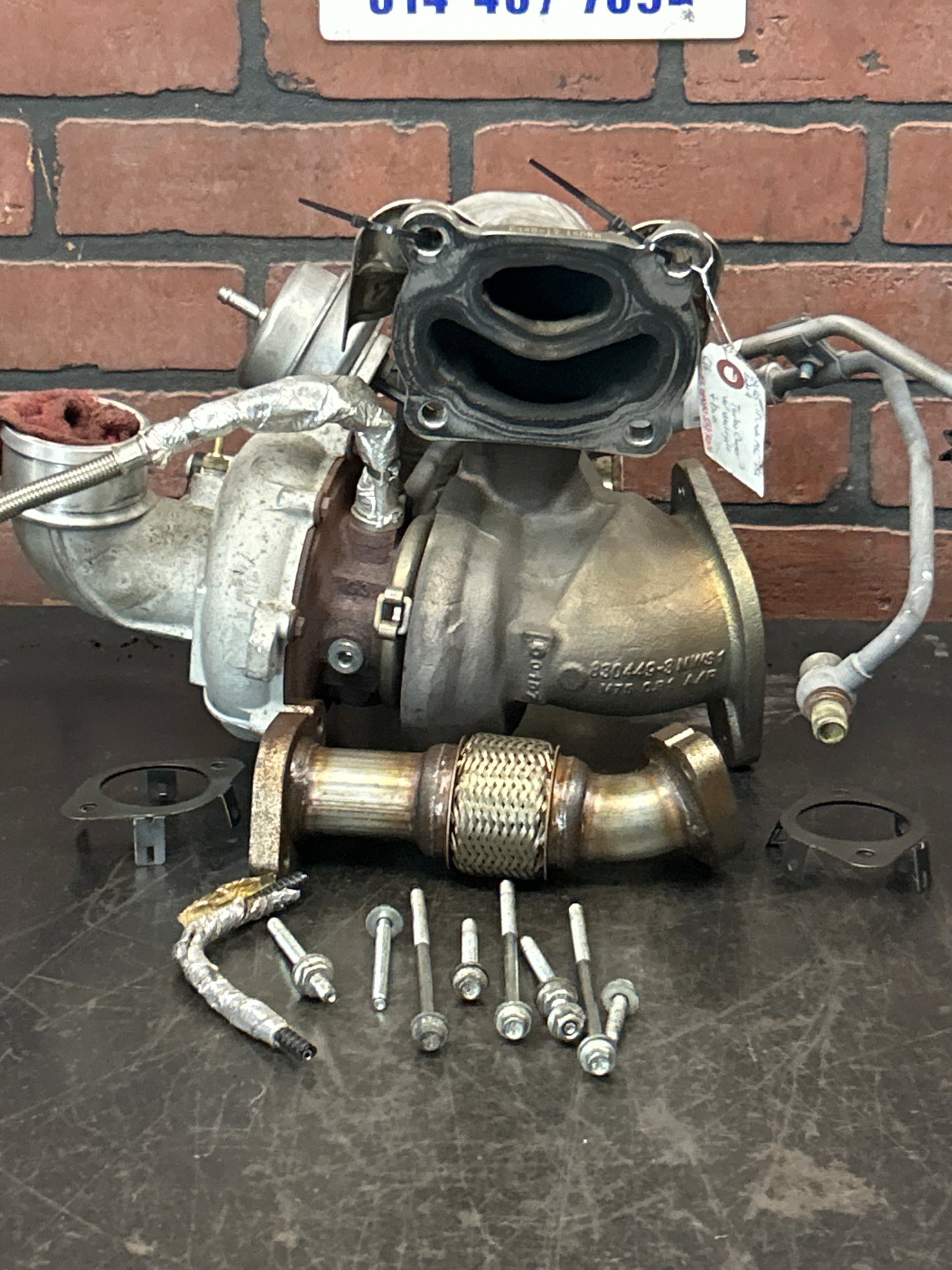 2017-2019 LINCOLN MKC 2.0L TURBO TURBOCHARGER W/ WATERGATE & LINES 105K MILES
