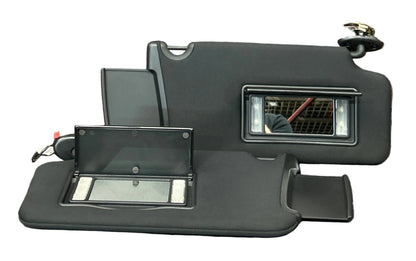 2011-2014 Dodge Charger Sun Visor Shade Mirror Illuminated Left Right Set Of 2