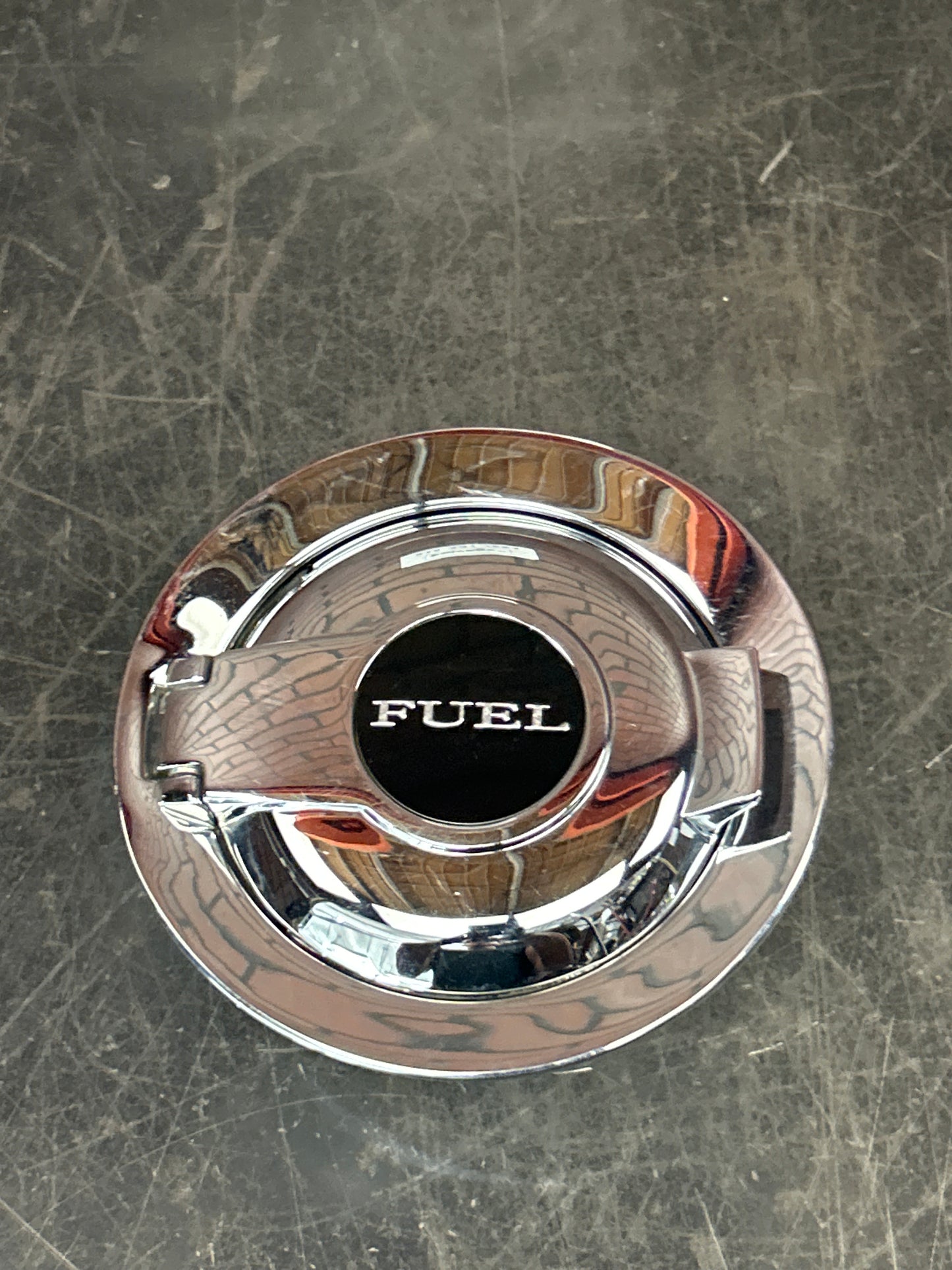 2008-2010 Dodge Challenger SRT Silver Fuel Gas Cap Door Assembly
