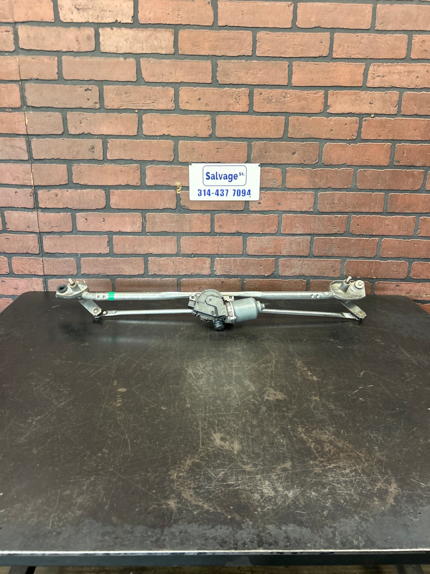 2008 - 2023 DODGE CHALLENGER FRONT WINDSHIELD WIPER LINKAGE W/ MOTOR OEM