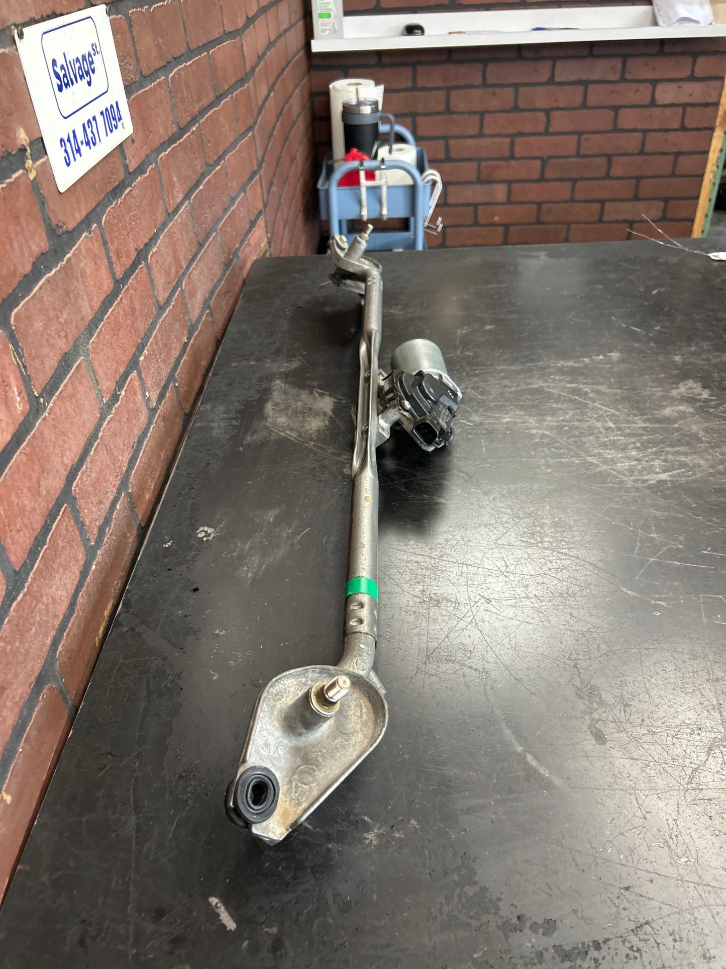 2008 - 2023 DODGE CHALLENGER FRONT WINDSHIELD WIPER LINKAGE W/ MOTOR OEM