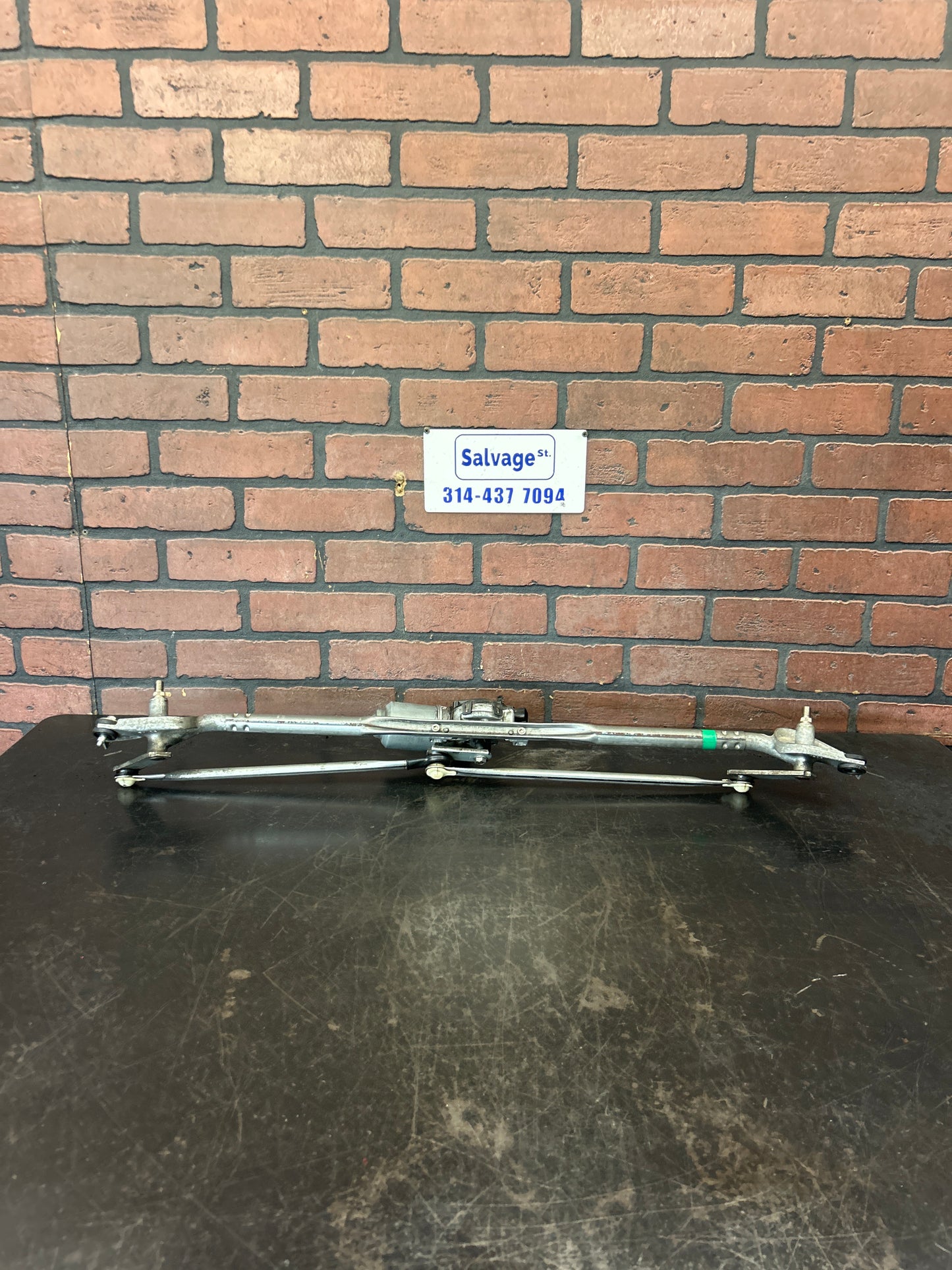 2008 - 2023 DODGE CHALLENGER FRONT WINDSHIELD WIPER LINKAGE W/ MOTOR OEM