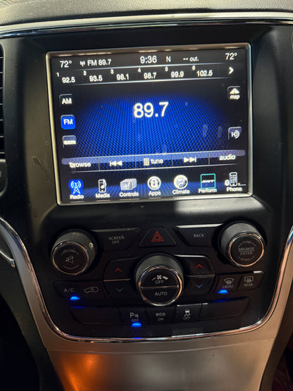 2016 GRAND CHEROKEE SRT 8.4" NAV CAPABLE BT UCONNECT RADIO SATT RECEIVER DISPLAY