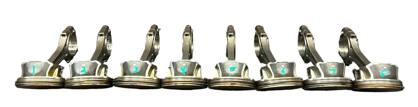 2011 - 2023 DODGE CHALLENGER SRT8 6.4L OEM ENGINE PISTONS & PIN CONNECTING RODS