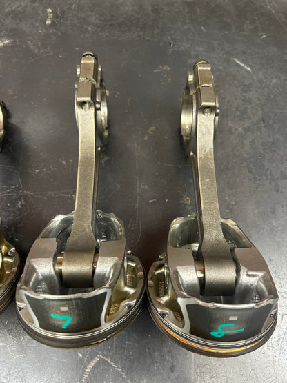 2011 - 2023 DODGE CHALLENGER SRT8 6.4L OEM ENGINE PISTONS & PIN CONNECTING RODS