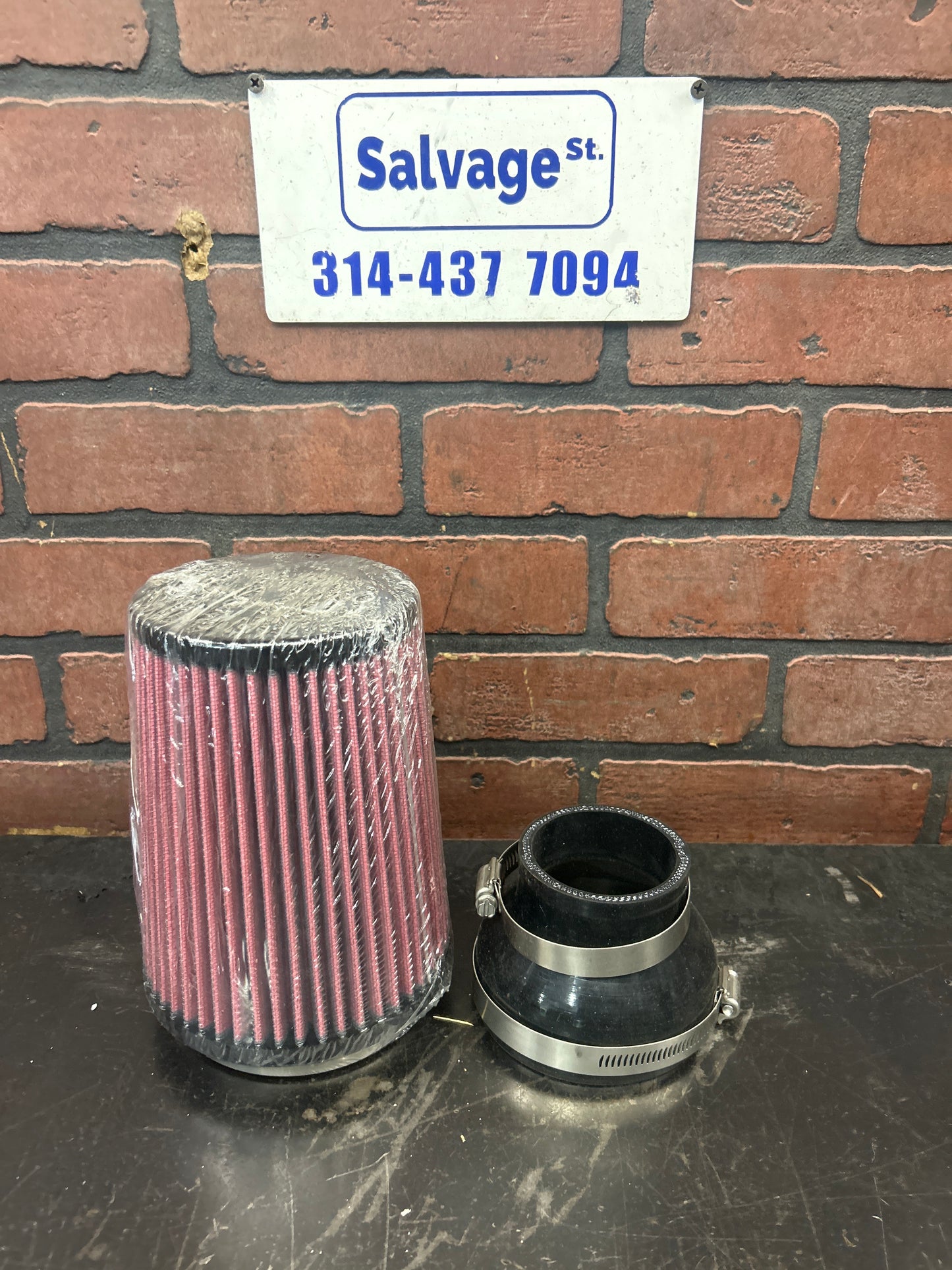 2008-2009 Dodge Caliber SRT 4 Cold Air intake Filter and Coupler