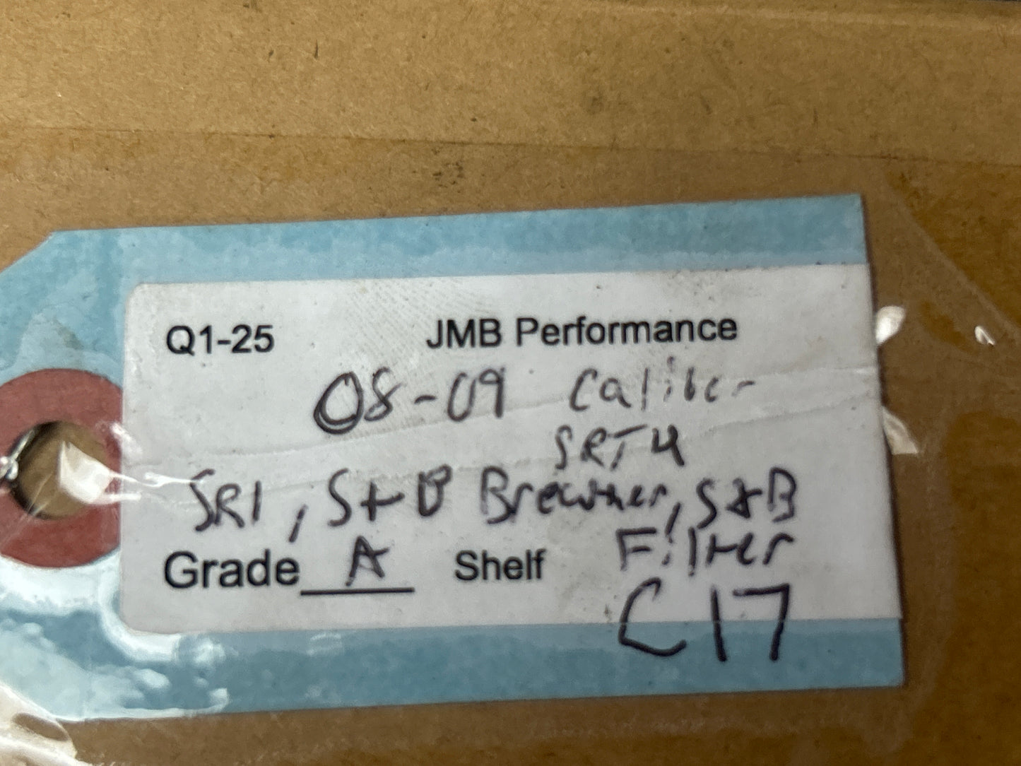 2008-2009 Dodge Caliber SRT 4 Cold Air intake Filter and Coupler