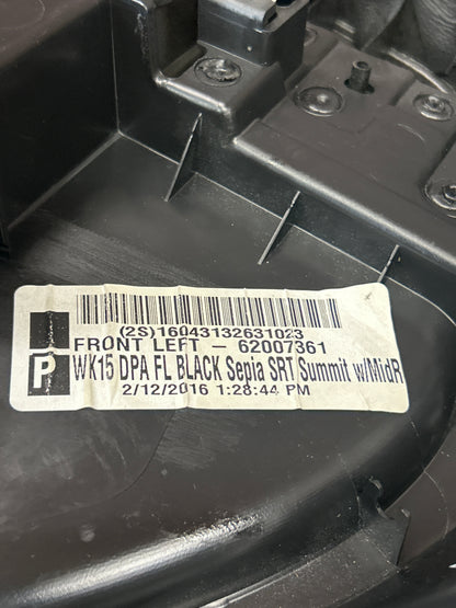 2014 - 2017 Jeep Grand Cherokee SRT Front Driver Left Side Panel Door