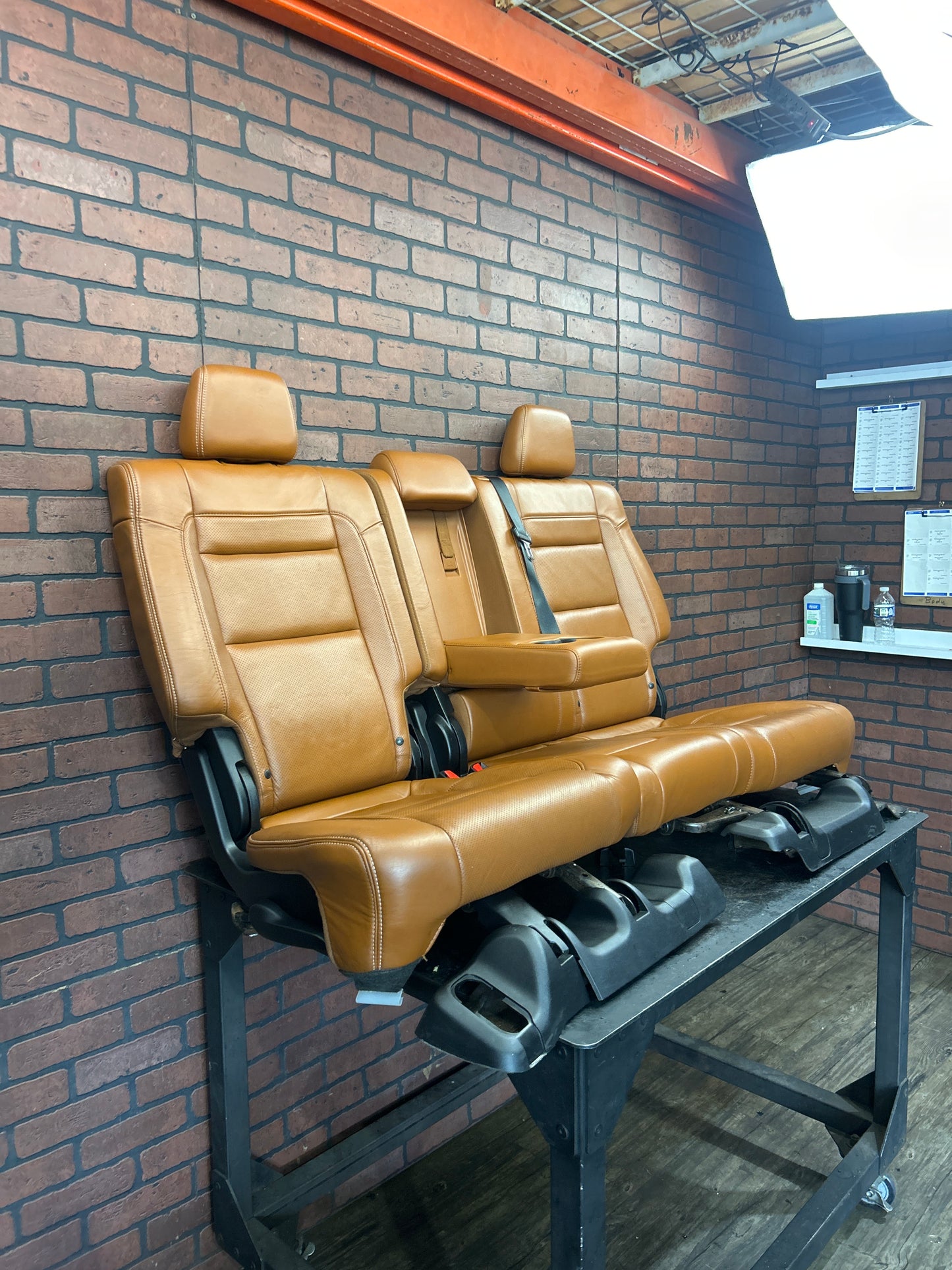 15-17 Jeep Grand Cherokee SRT Peanut Butter Sepia Front Rear Complete Seat Set