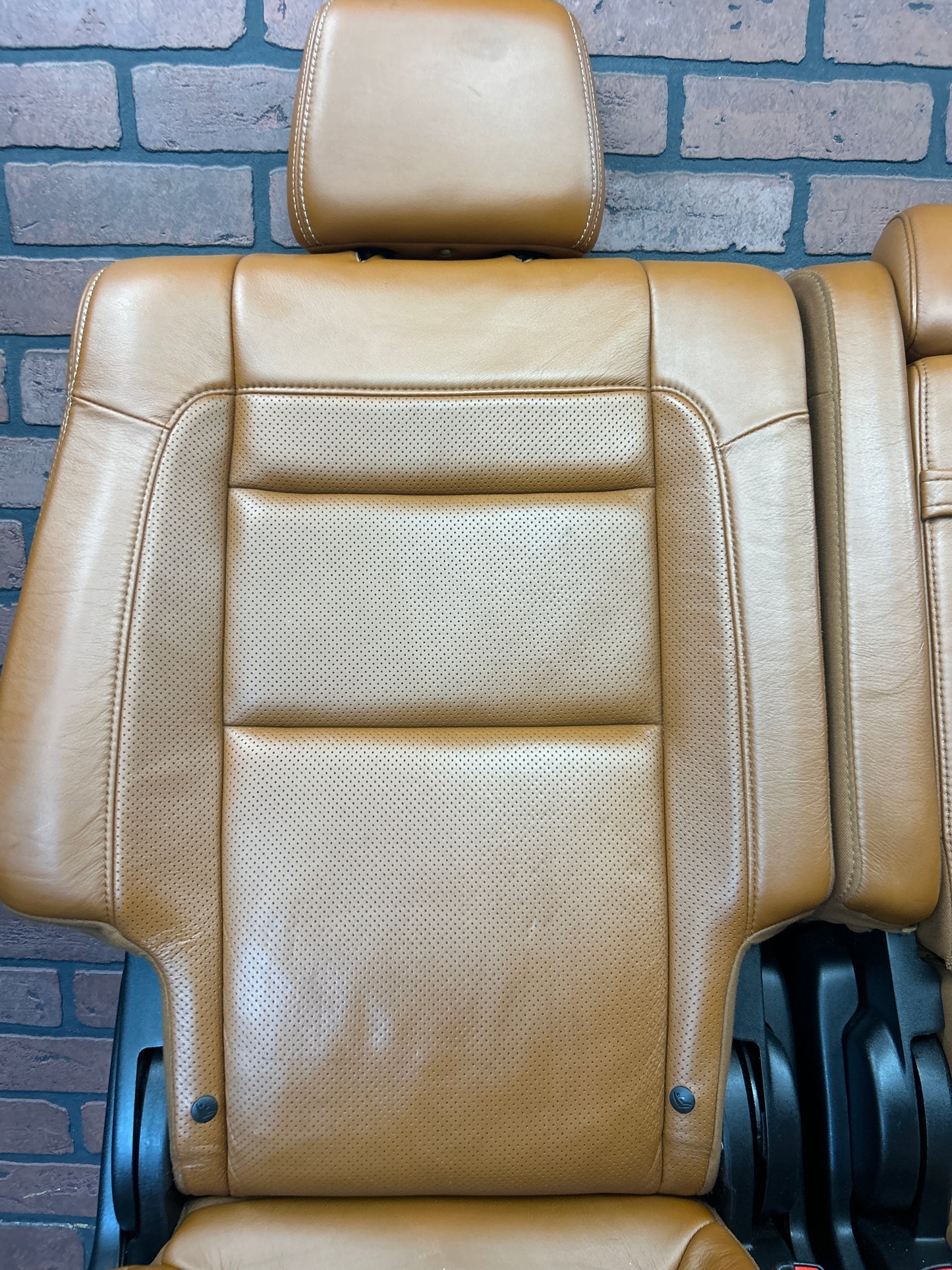 15-17 Jeep Grand Cherokee SRT Peanut Butter Sepia Front Rear Complete Seat Set