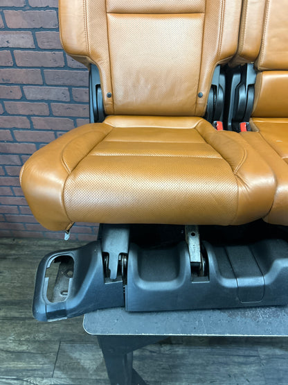 15-17 Jeep Grand Cherokee SRT Peanut Butter Sepia Front Rear Complete Seat Set